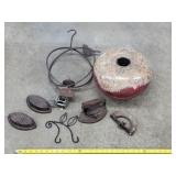 Pottery Candle Holder, Saad Irons, & More