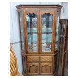 Mapleton Oak Corner Cabinet - 30" to Corner