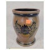 Rowe Pottery Salt Glazed Vase 8" t