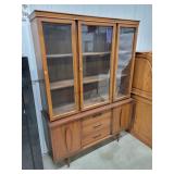 Garrison Walnut Mid Century Modern China Hutch
