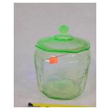 Green Depression Uranium Glow Canister