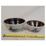 2- Wisconsin Pottery Stacking Bowls