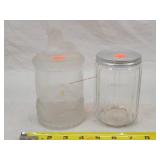 Frosted Lion Jar & Tea Canister