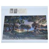 21x35 Camping on Sunset Point Terry Redlin Print