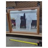 Young Farmer Silhouetted Mirror 18x22