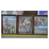 3- 13x17 Western Framed Puzzles