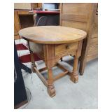 Solid Oak End Table 18x26