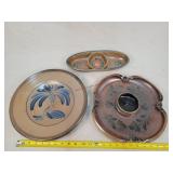 3 - Rowe Pottery Server Pieces