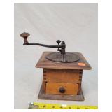Antique Wooden Coffee Grinder