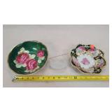 Mini Hen / Nest & 2 Hand Painted Bowls - 1