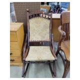 Antique Folding Rocking Chair