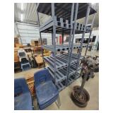 2- Plastic Garage Shelves 36W x 74H x 19D