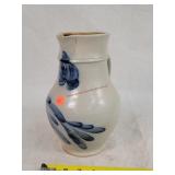 Wisconsin Pottery Salt Glazed Water Pitcher 10"t