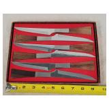 Mid Century Modern 6pc Steak Knife Set