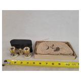 Bushnell 3X Binoculars & Beaded Purse