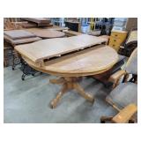 Vintage Oak Style 48" Dining Table