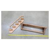 36" Bath Towel Shelf & Step Shelf