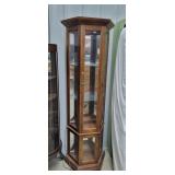 Lighted Curio Cabinet 25x72