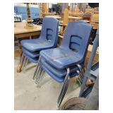 6- Schoolhouse Chairs, 18" H seats