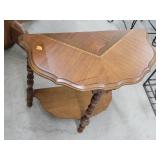 Vintage Multi Wood Small Table