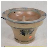 Rowe Pottery Salt Glazed Water Fountain 13"w