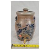 Rowe Pottery Salt Glazed Liquid Dispenser 11"t