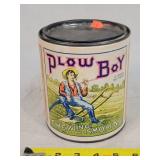 Sealed Plow Boy Tobacco Tin