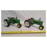 2 - 1/16 John Deere B Tractor Clocks