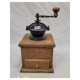 Oak Coffee Grinder