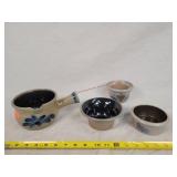 4pc of Rowe Salt Glazed Pottery
