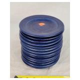 14- Rowe Pottery Salt Glazed 6.5" Plates