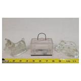 3- Vintage Candy Containers & Figures