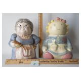2 Tresure Craft Cookie Jars