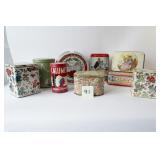 8 Vintage Tins