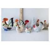 4 Pair of Roosters & Hens