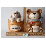 2 Tresure Craft Cookie Jars