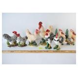 4 Pair of Roosters & Hens