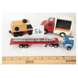 3 Vintage Toys Trucks