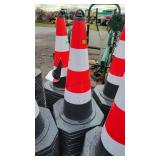 25- New Construction Cones w/ Reflective Sleeves
