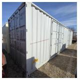 40' Shipping Container with Side Doors