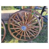 2- 35' Decorative Wagon Wheels