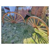 2- 40' Half Wagon Wheel Decor