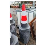 25- New Construction Cones w/ Reflective Sleeves