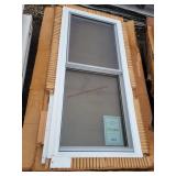 3- New White Vinyl Window 25.5 x 54.5