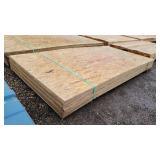 10- 3/4 x4x8 Sheets of OSB