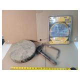 1 1/4' Implement Pin & DeWalt Saw Blade, & seat