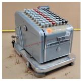 Vintage mechanical calculator with keys