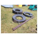 10'  Rubber Tire Drag for dirt or driveway