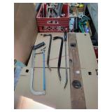 Pry Bars, Stanley #18 Level, Hand Saws and more