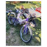 2- Girls Bikes - may need tlc